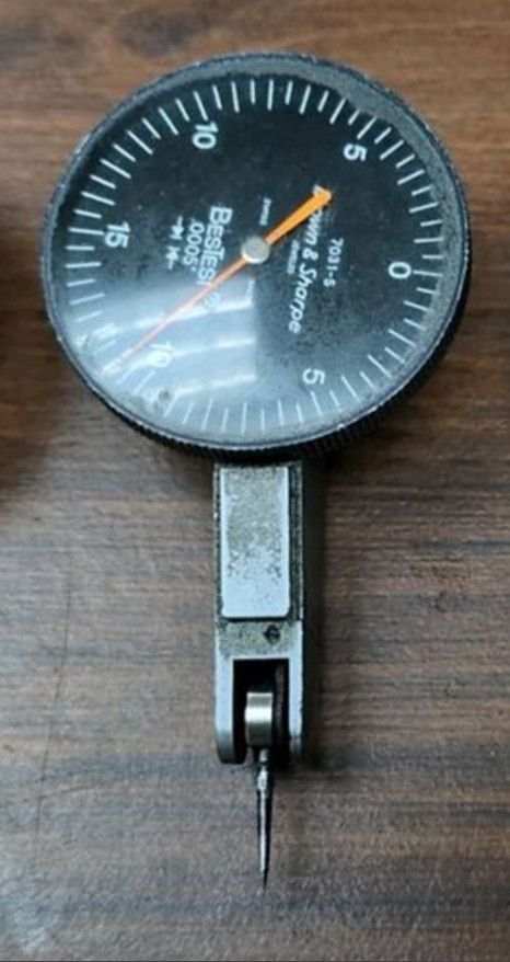CALIBRATED Browne & Sharpe 599-7031-3 BesTest Dial Test Indicator, .030" Range