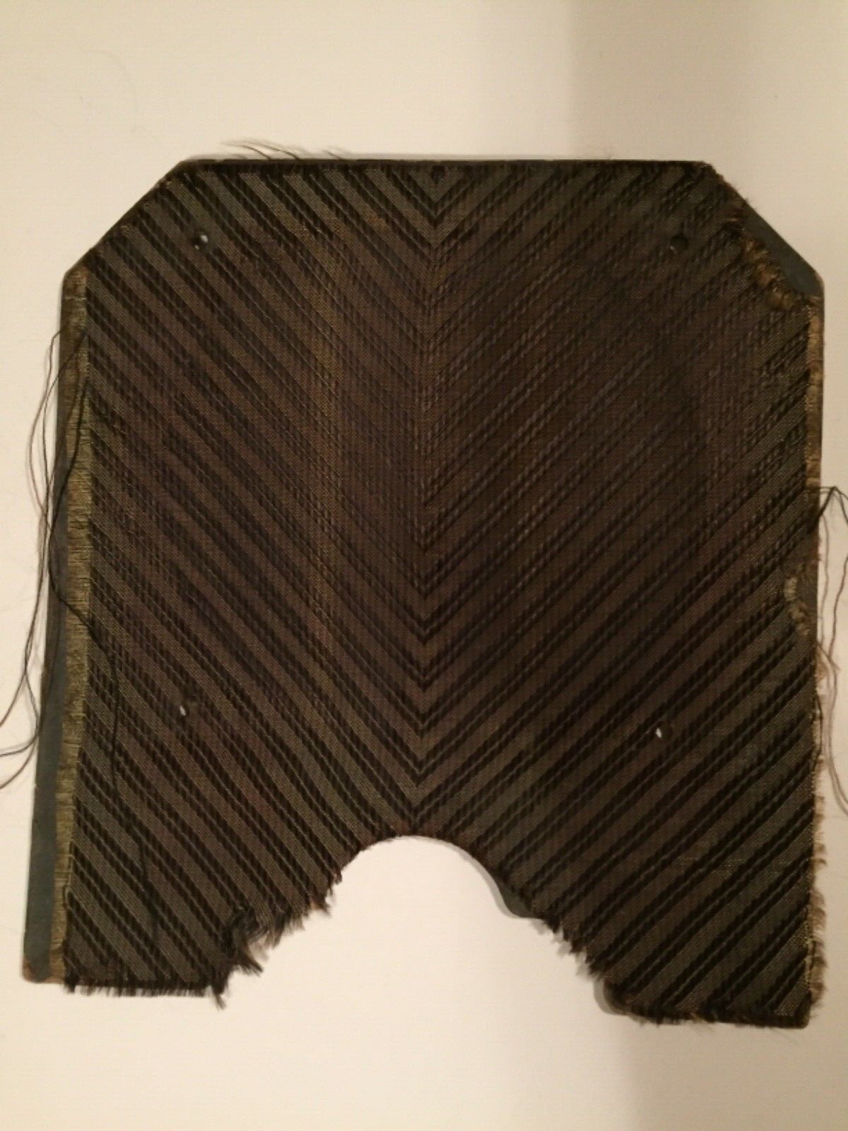 Vintage original Art Deco radio grill cloth tombstone cathedral zenith crosley