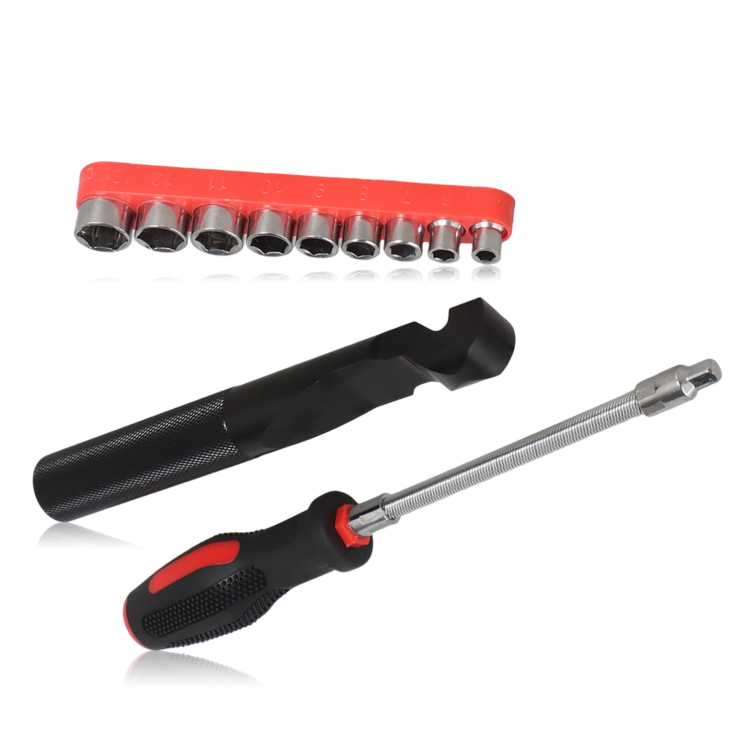 Drive Clutch Belt Removal Change Tool w/ 5-13mm Sockets for Polaris RZR XP 900
