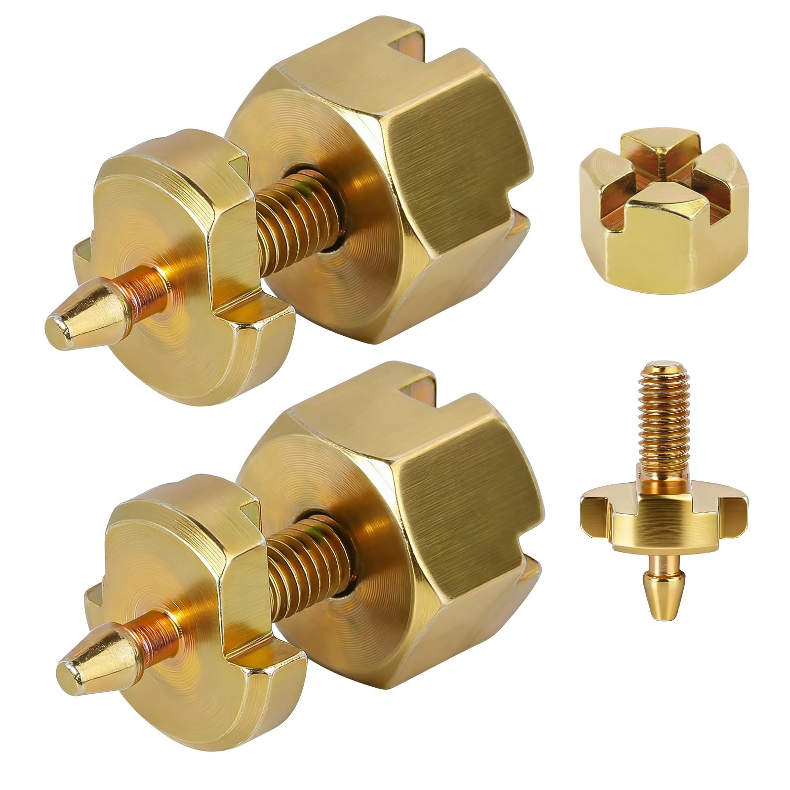 2 Pack Heavy-Duty Pivot Pin Set for Sheet Metal Hole Cutters, Adjustable Tool
