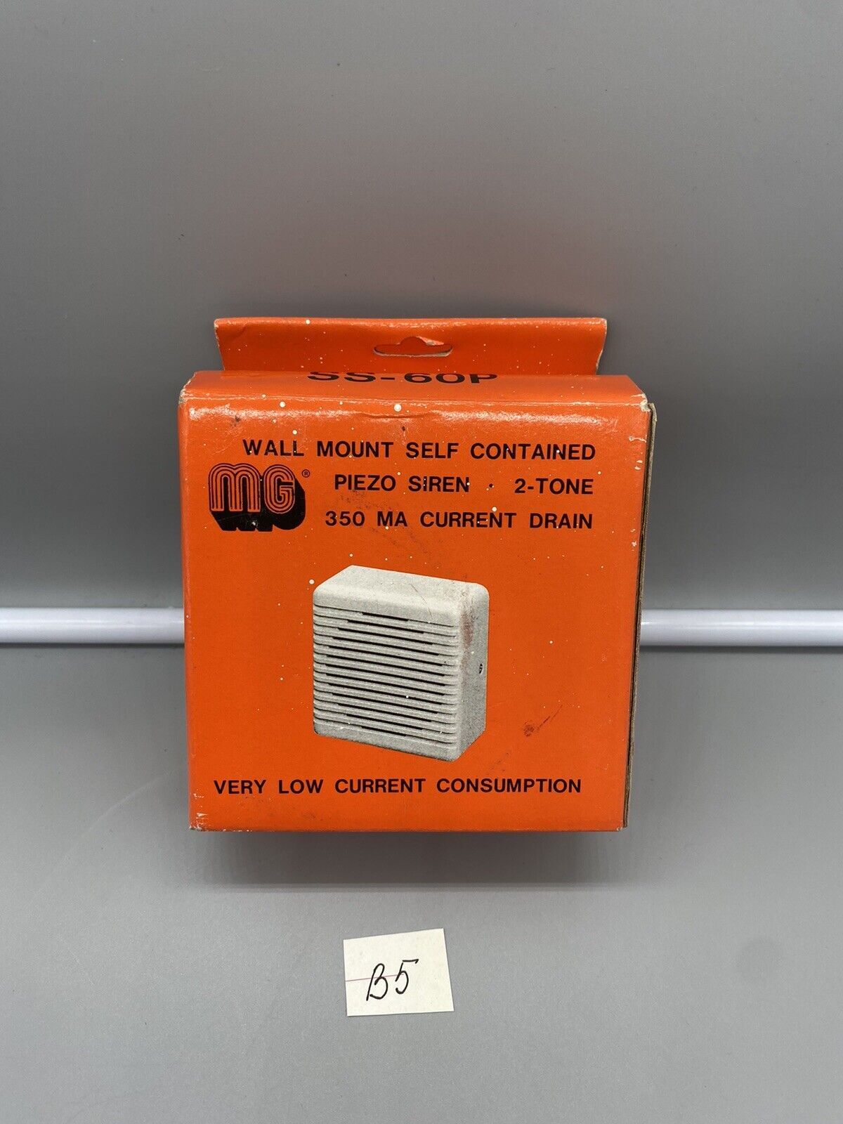 NEW MG SS-60P wall mount self contained Piezo Siren 2 tone  Never Used