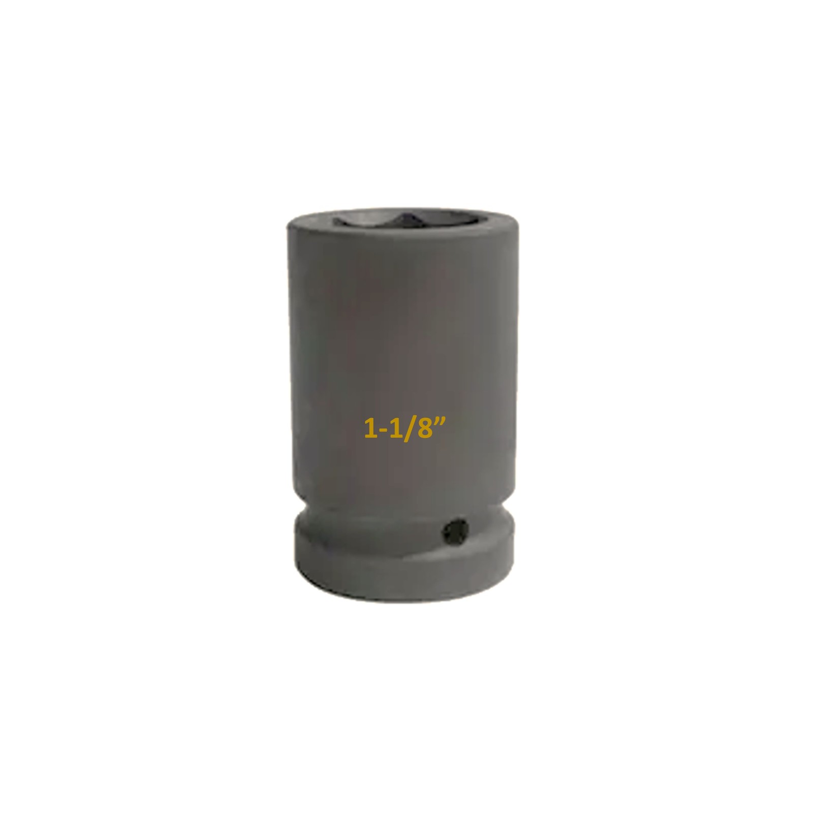 1-1/8" x 1" Drive, 6 Point Deep Impact Socket, Spindle Axle Nut by X1 Tools