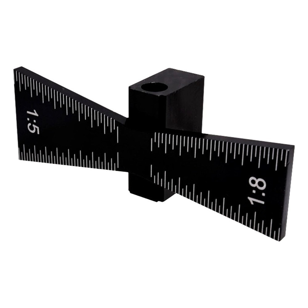 Compact Dovetail Measurement Tool for Precise Woodworking Applications