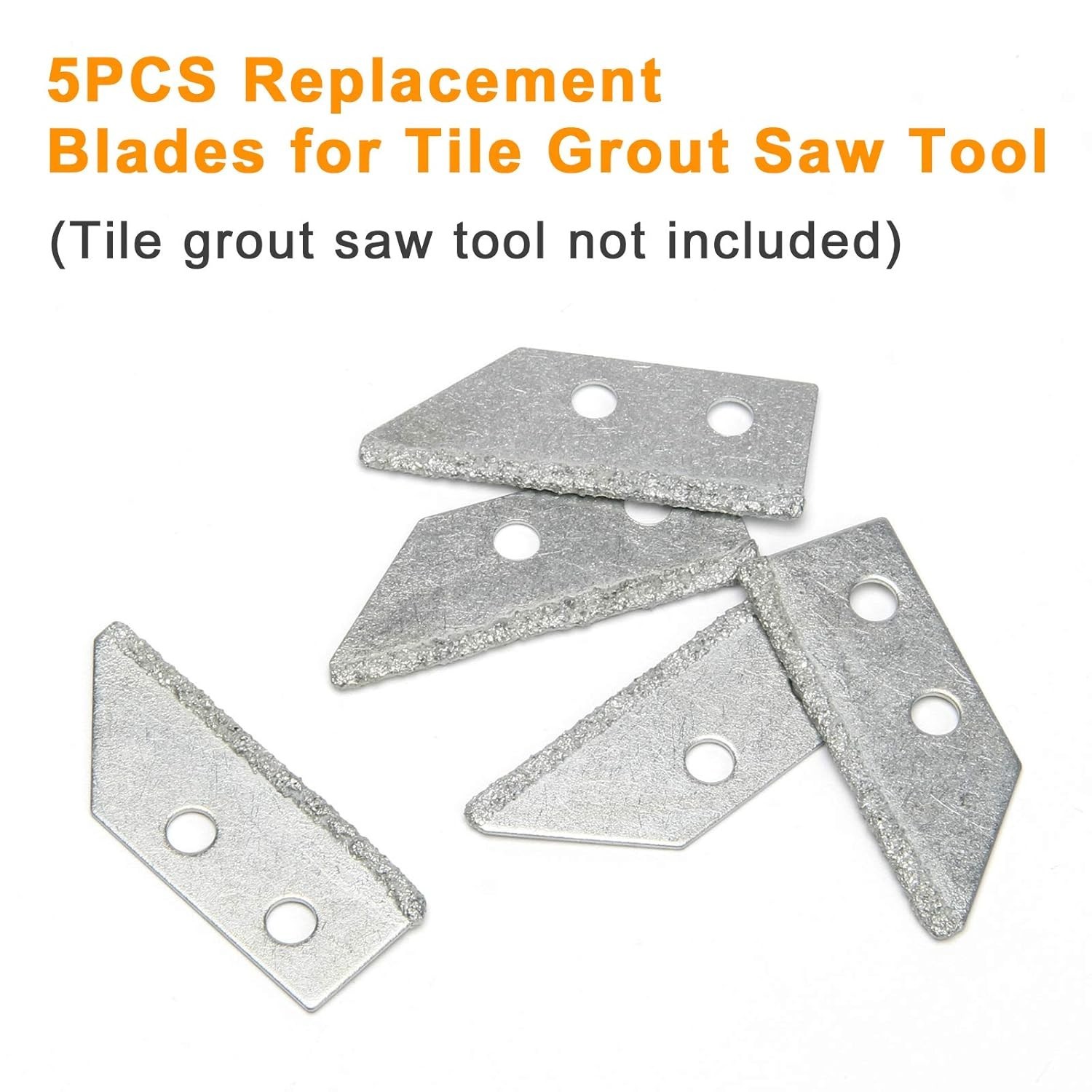 High-Quality 5-Pack Diamond Blades for Grout Saw - Easy Replacement & Versatile
