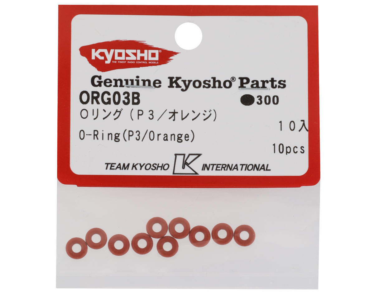 Kyosho P3 O-Ring (Orange) (10) [KYOORG03B]