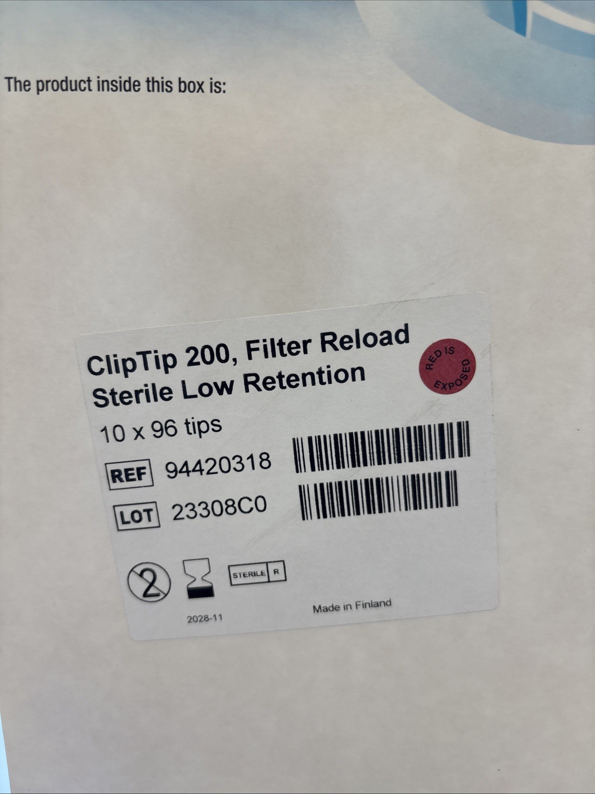 960/Pk Thermo ClipTip 200uL Low Retention Filter Pipet Tips 10x96/Rk 94420318