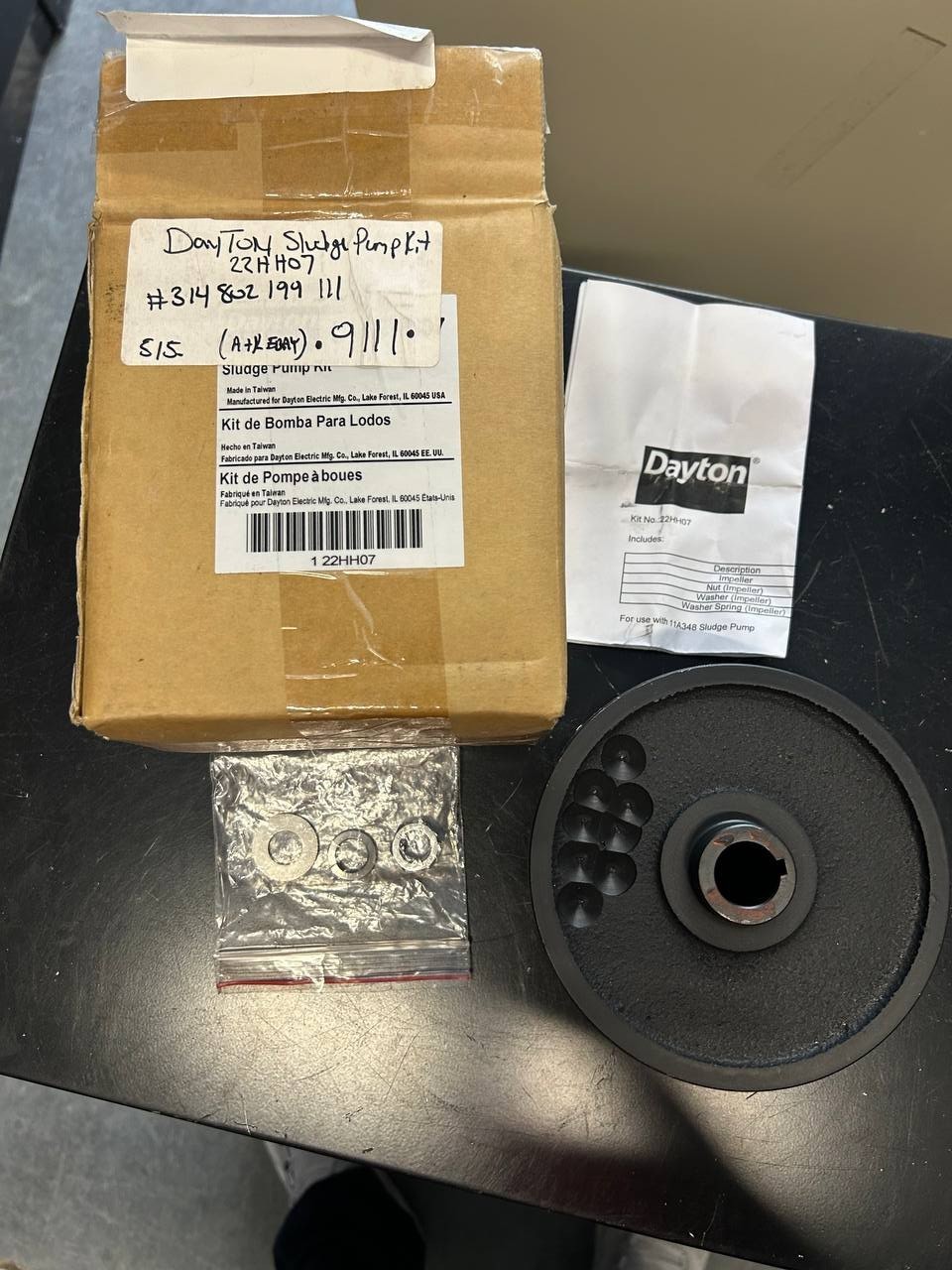 Dayton Sledge Pump Kit 22HH07