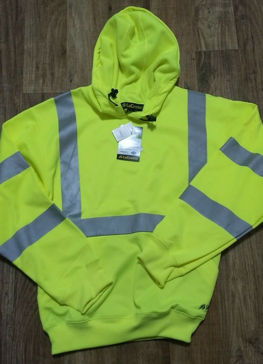 LaCrosse Hi-Vis Sweatshirt size Small  NEW with tags Safety