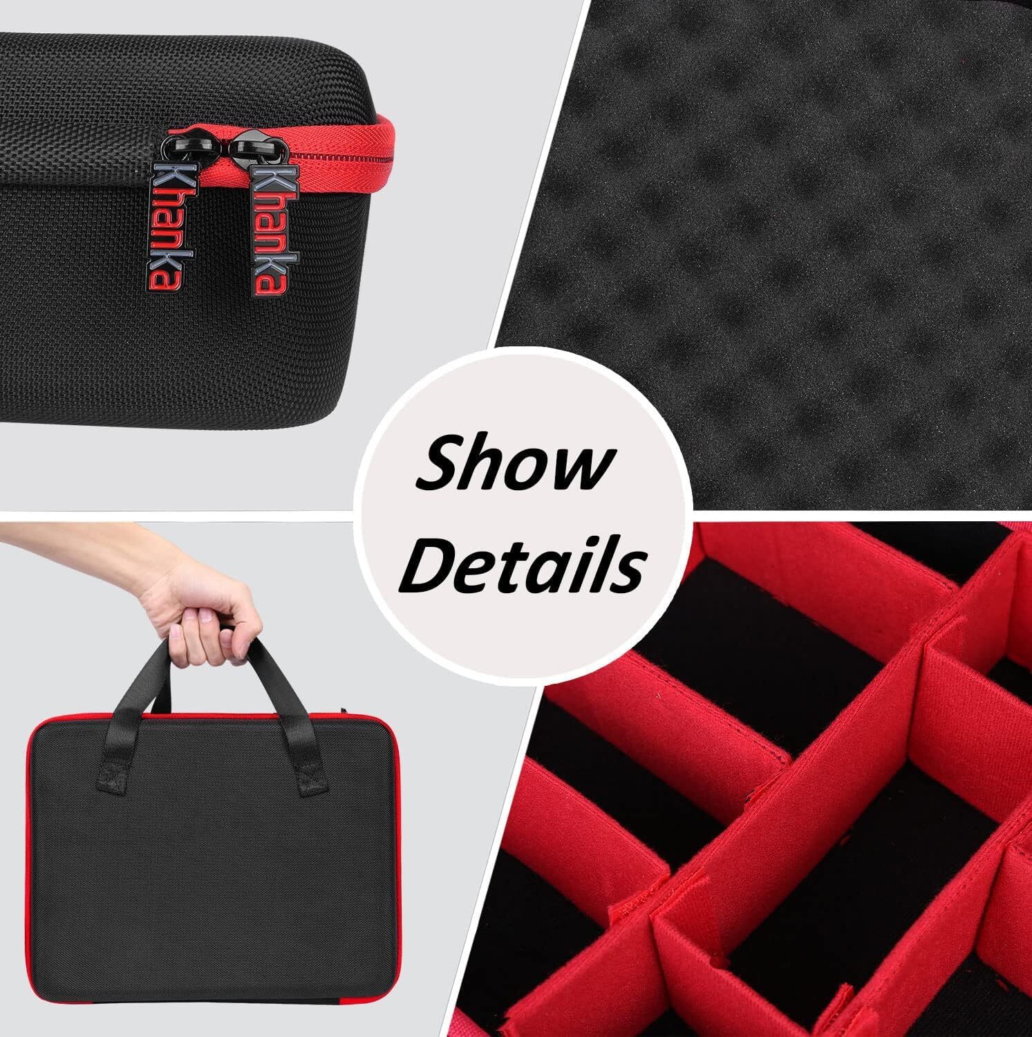 Hard Battery Storage Box Holder Carrying Case Replacement for Milwaukee M12 M18.