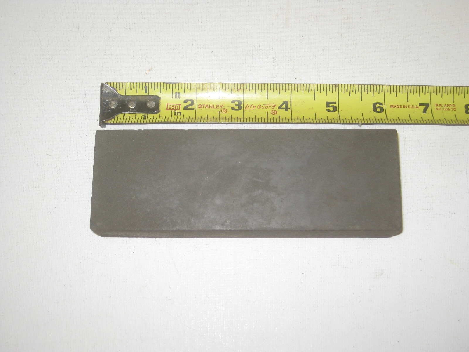 VINTAGE CARBORUNDUM Co. 6" SHARPENING STONE #109 6X2X1 Combination