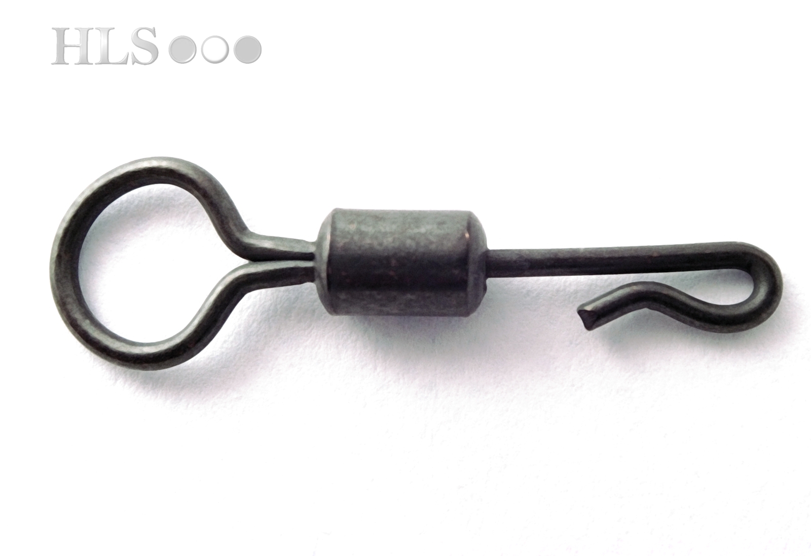 Clip Swivel size 8 LARGE BIG EYE Heli/chod matt black finish HLS carp tackle