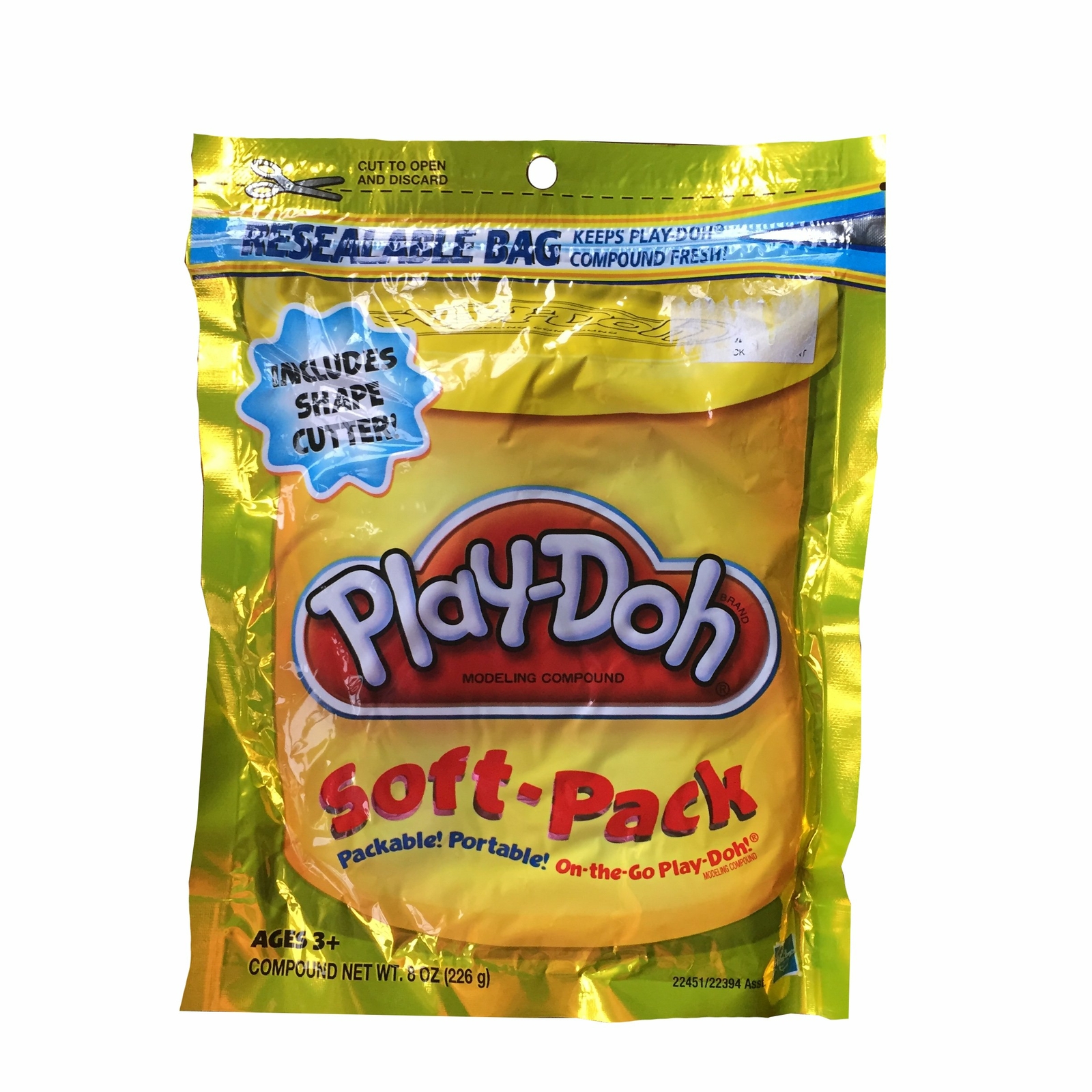Play-Doh Soft Pack and 1 Shape Cutter - Yellow