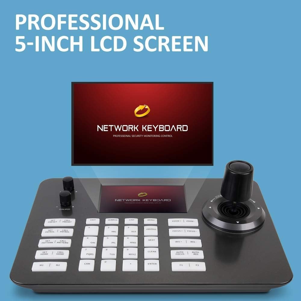PTZ Controller Camera Controller POE Network 4D Joystick Decoding Keyboard In...