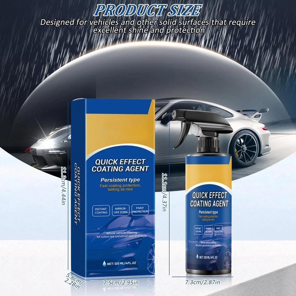 Advanced Car Quick-Acting Coating Agent Spray, Car Coating Spray, Quick Effect