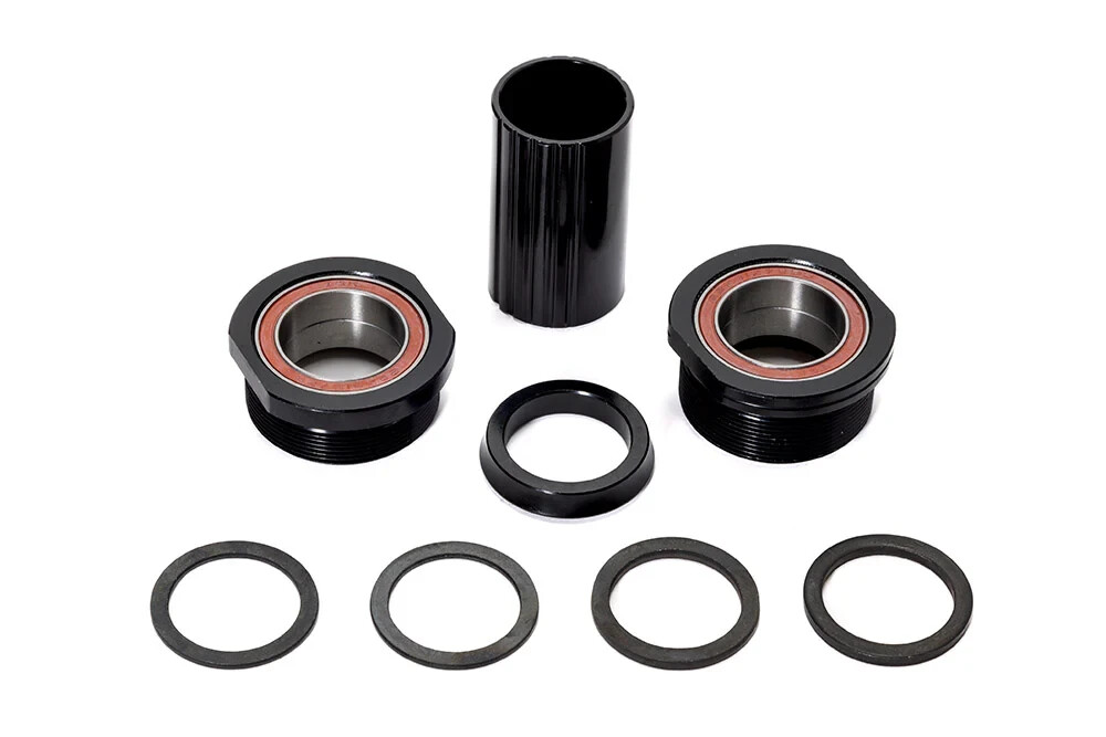 THEORY BMX EURO BOTTOM BRACKET KIT - BMX THREADED BB - 19mm - BLACK