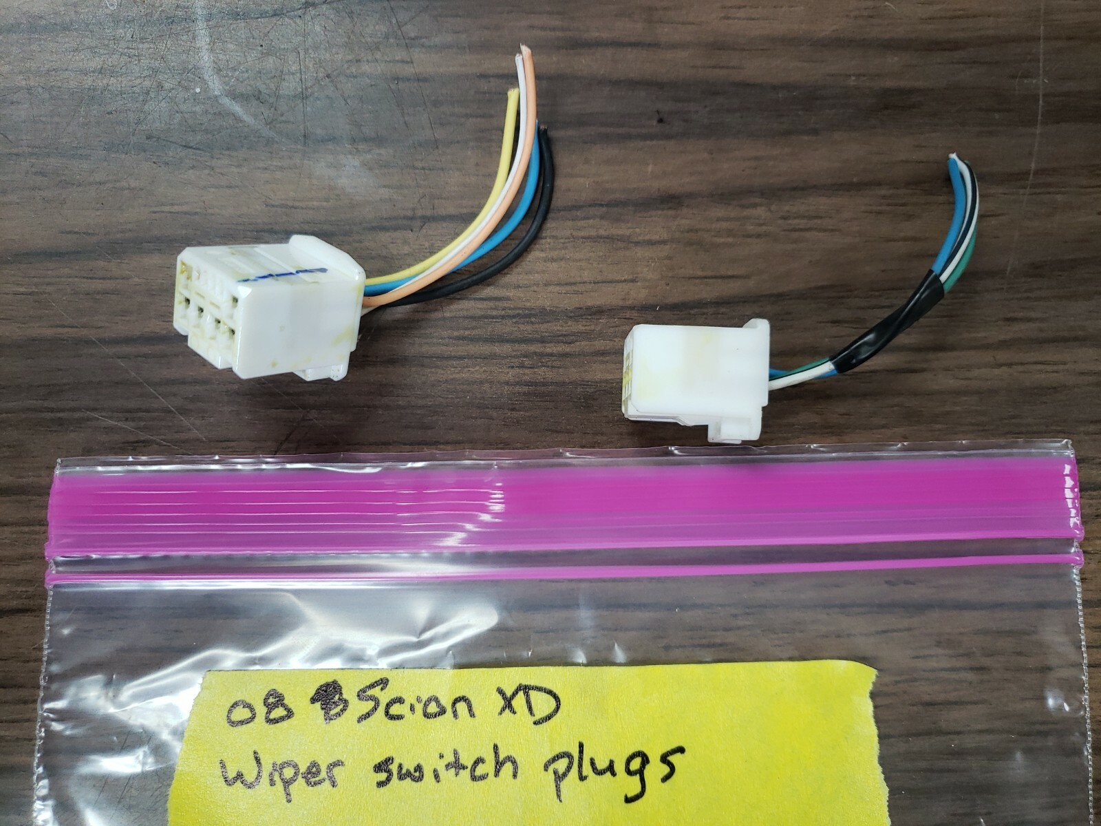 08-09 Scion XD OEM Windshield Wiper Column Switch PLUGS