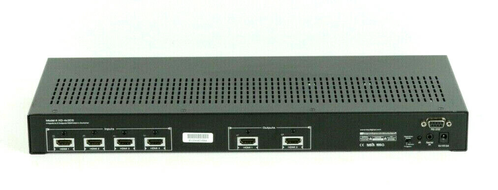 Key Digital KD-4x2CS 4x2 HDMI Matrix Switcher/ Switch h414