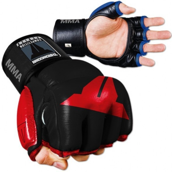 Throwdown Amateur Hybrid MMA Gloves | Red | - Regular Size