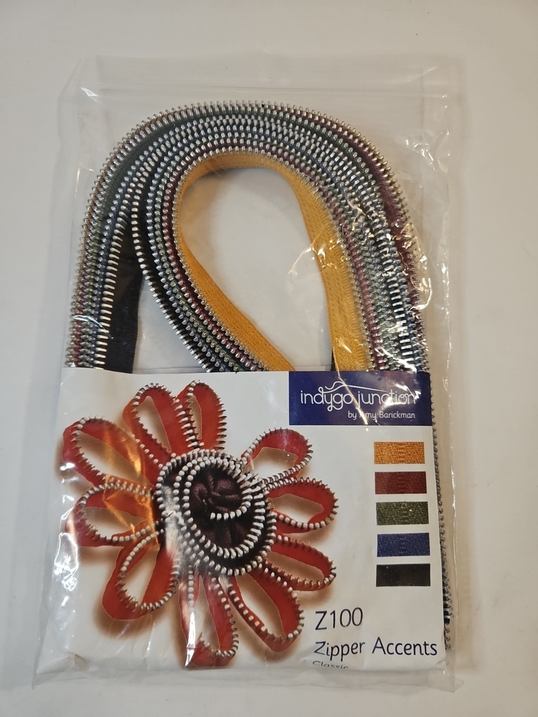 Indygo Junction Zipper Accents Embellishments Craft DIY Scrapbooking Vintage