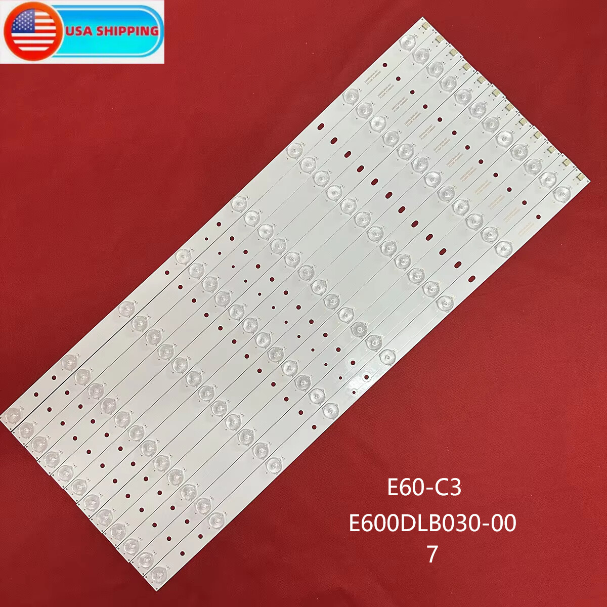 LED Backlight strip(12) For Vizio E60-C3 LFTRRZAR E60-C3 LFTRRZAS E600DLB030-007