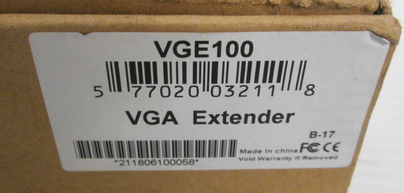 PC Balun VGE100 VGA Extender UTP with VGA Cable
