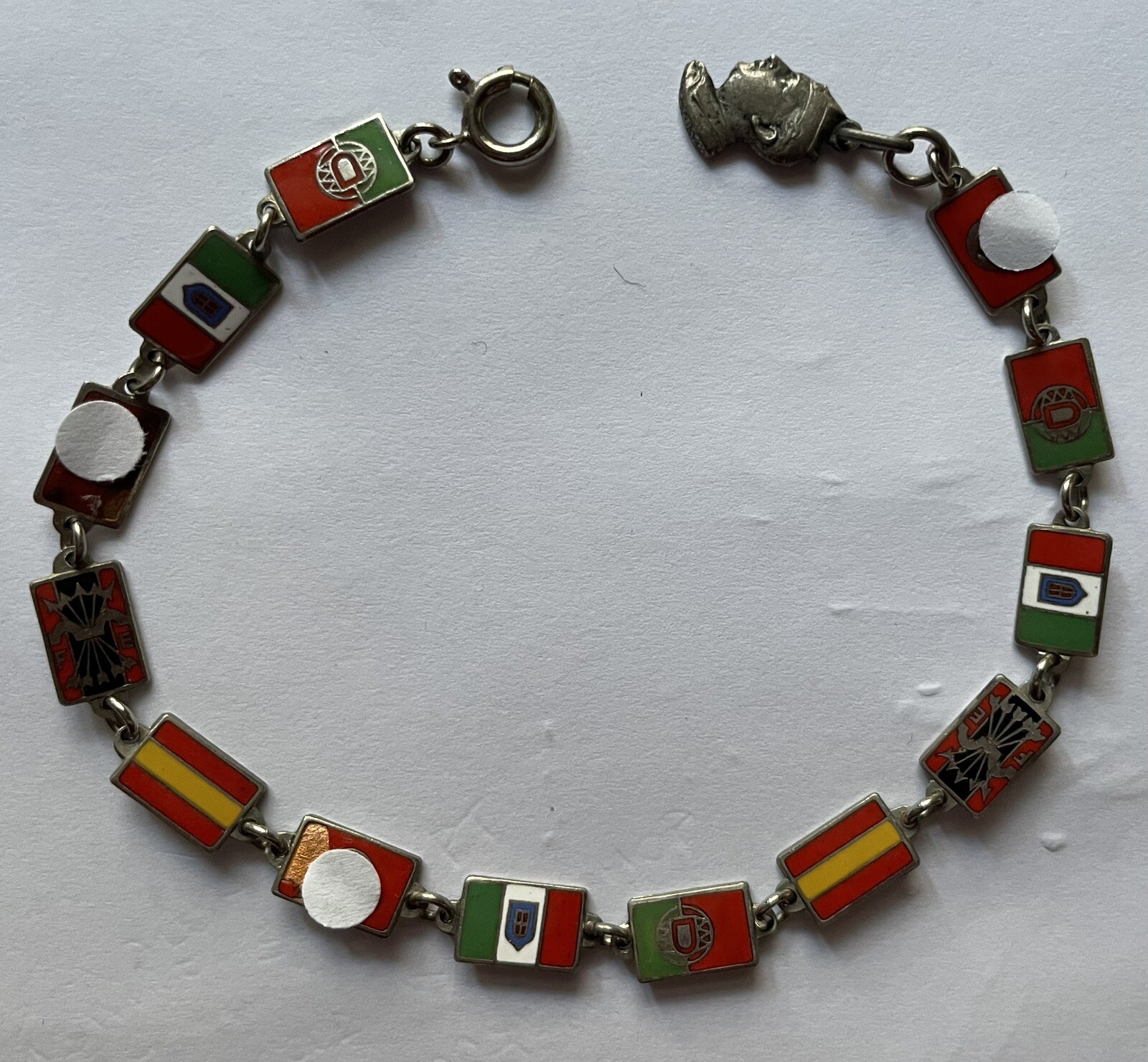 Allied Spain II GM Bracelet WWII Franco Flags