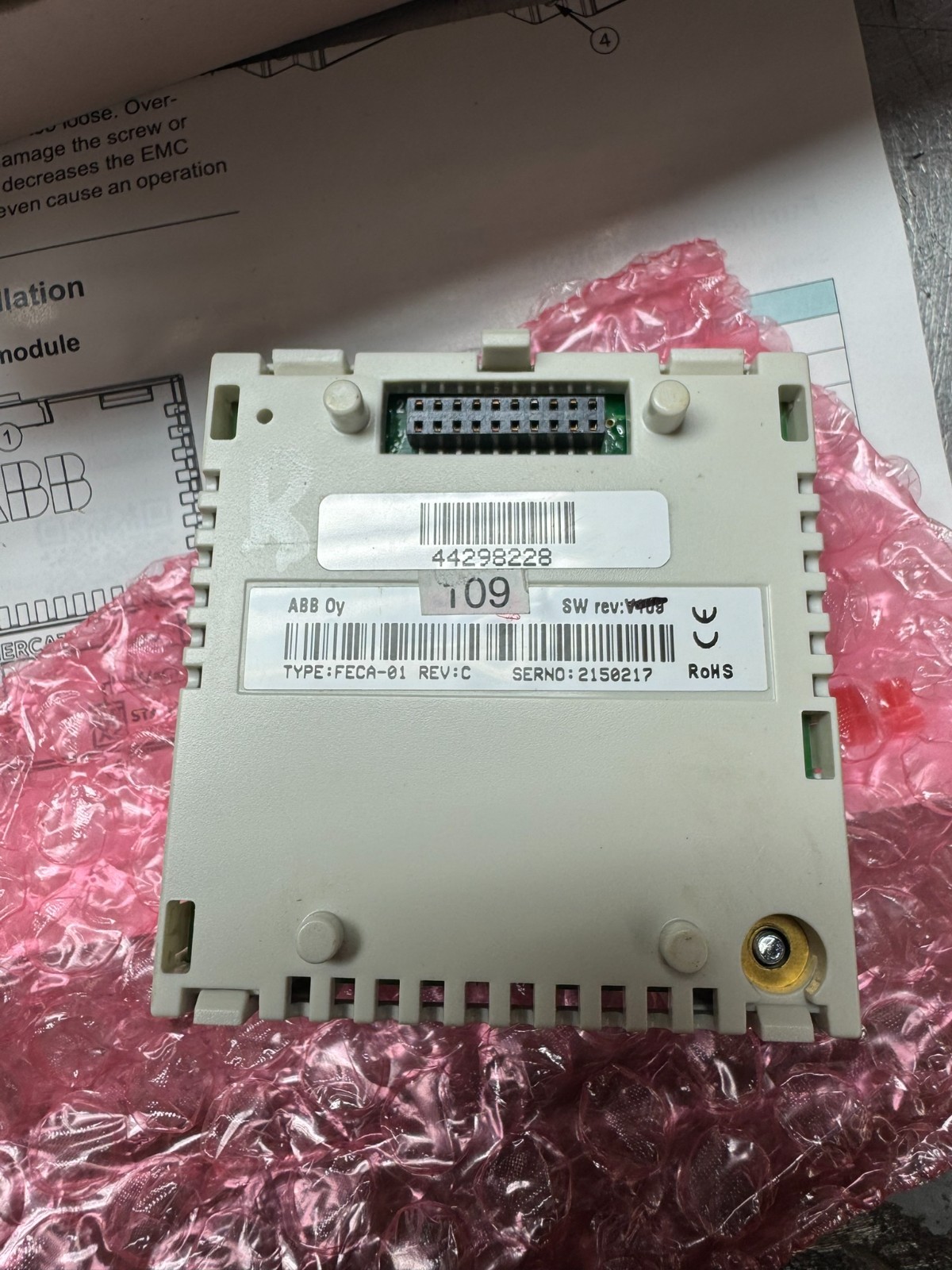 ABB - FECA-01 - FECA01 Ethernet Adapter - Refurbished
