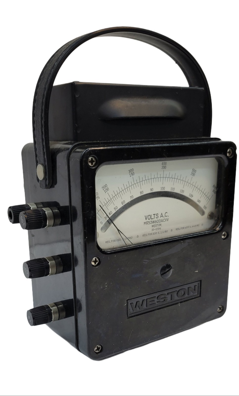 Collectible Vintage Weston Model 433 Laboratory AC Voltmeter