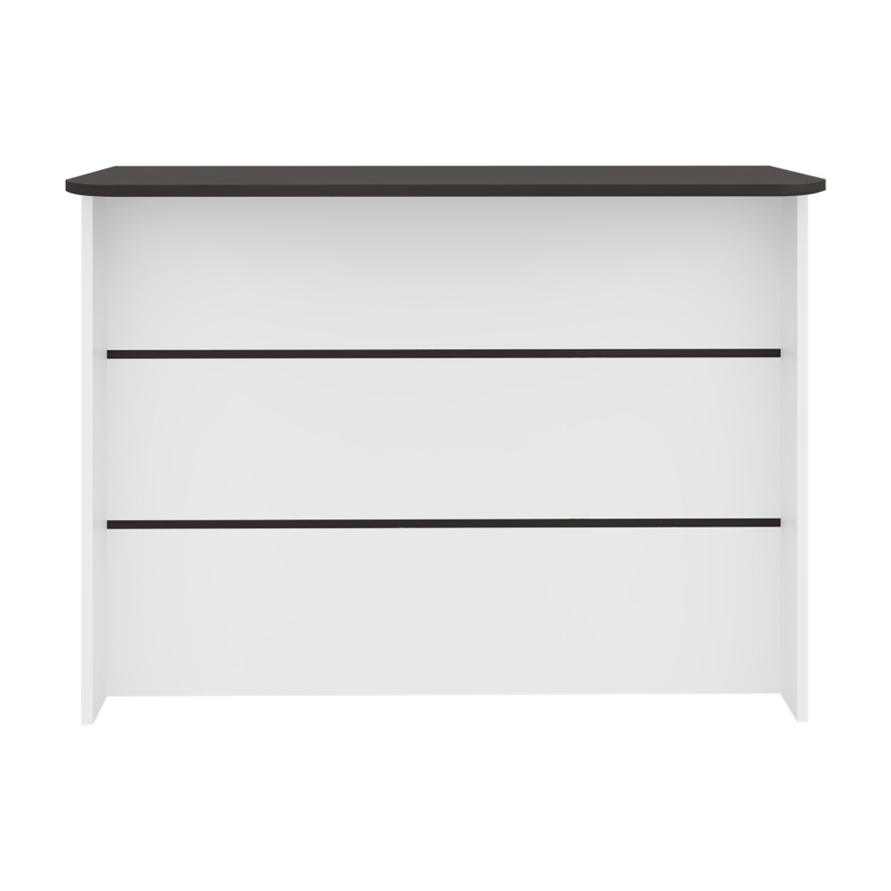 Central Kitchen Island with Modern Design Ample Storage Space Rolling Cart