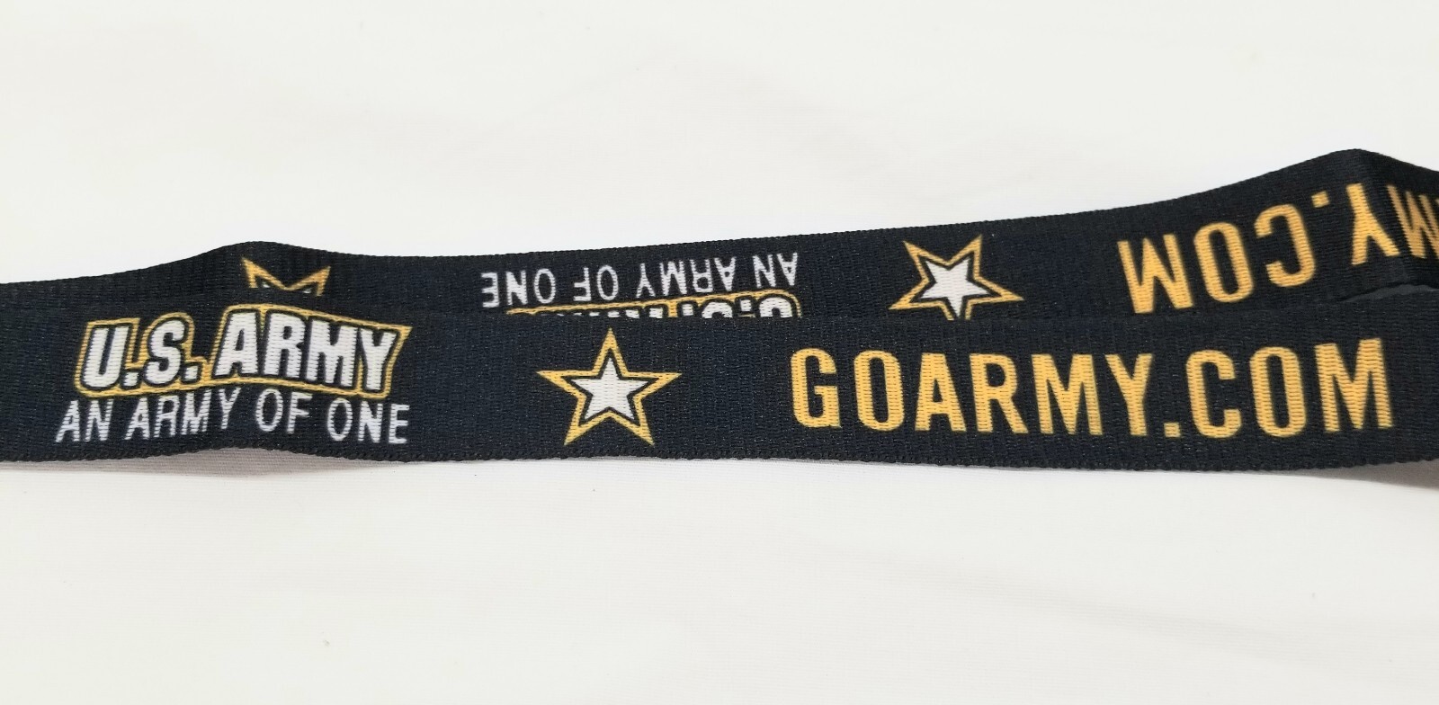US Army Lanyard Badge Holder Go Army - United States Army - An Army of One - NEW