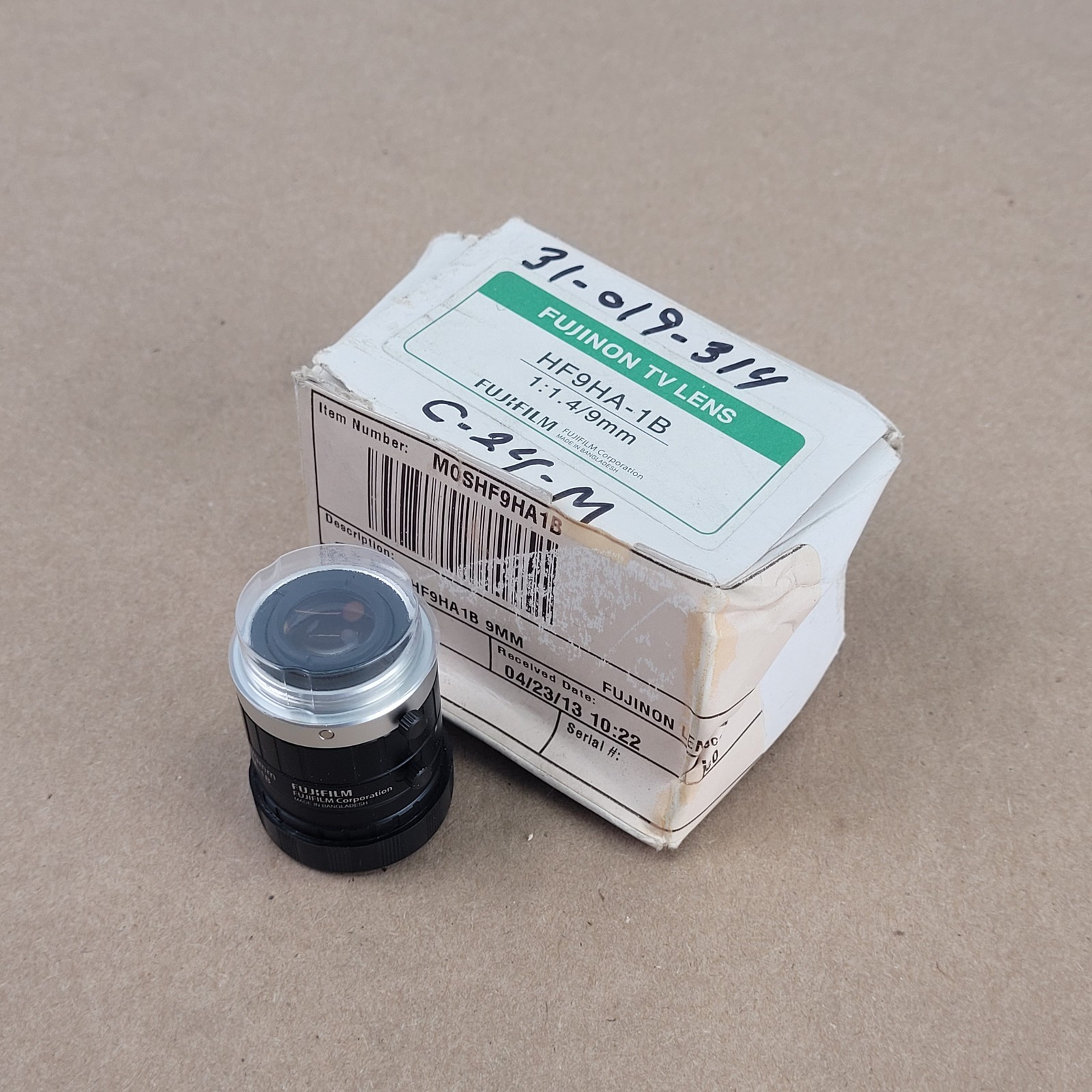 Fujinon HF9HA-1B TV Lens, 1:1.4/9mm - USED