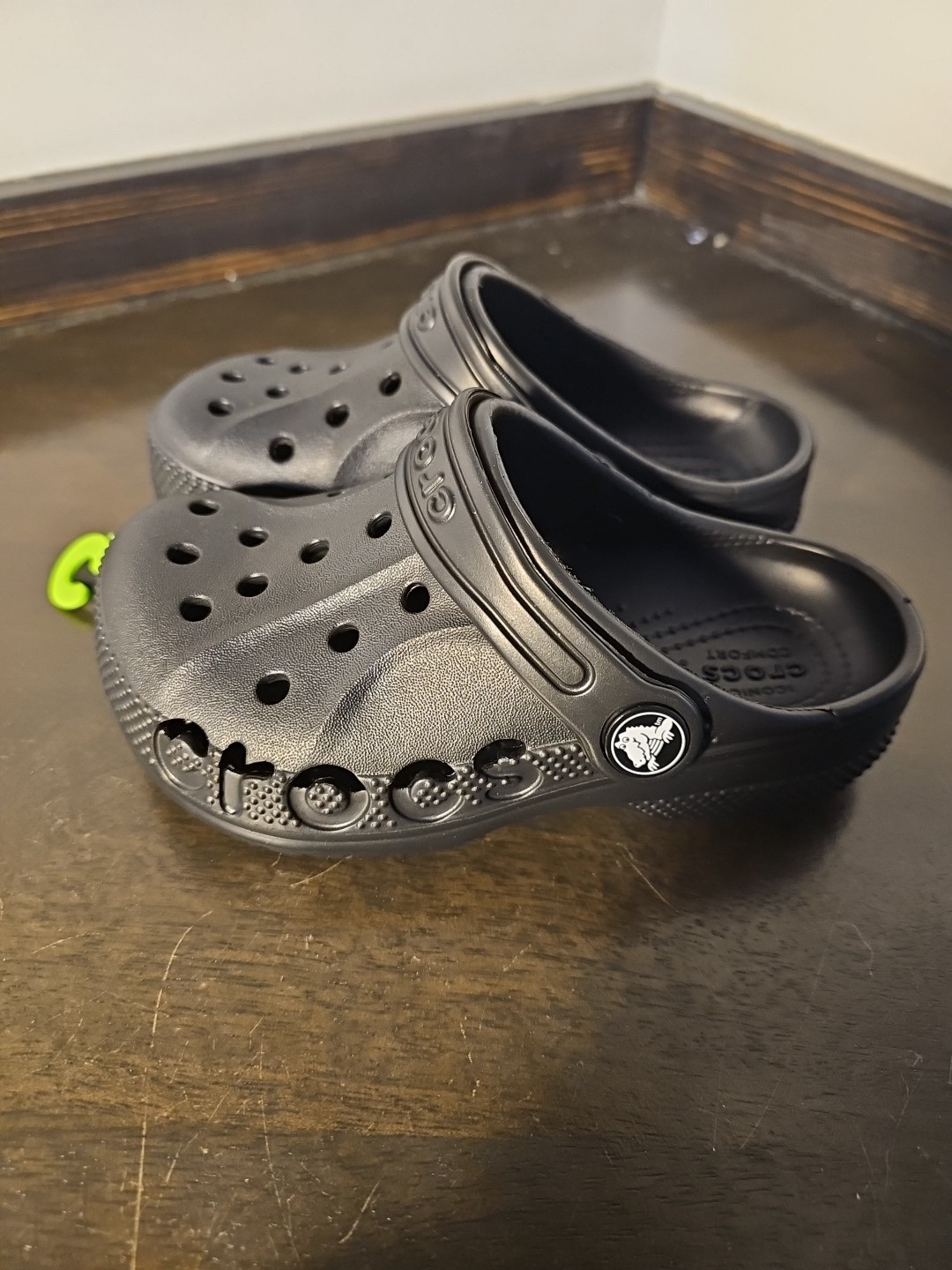 Crocs Baya Clog T Black Toddler Size C10 EU 27-28/Us