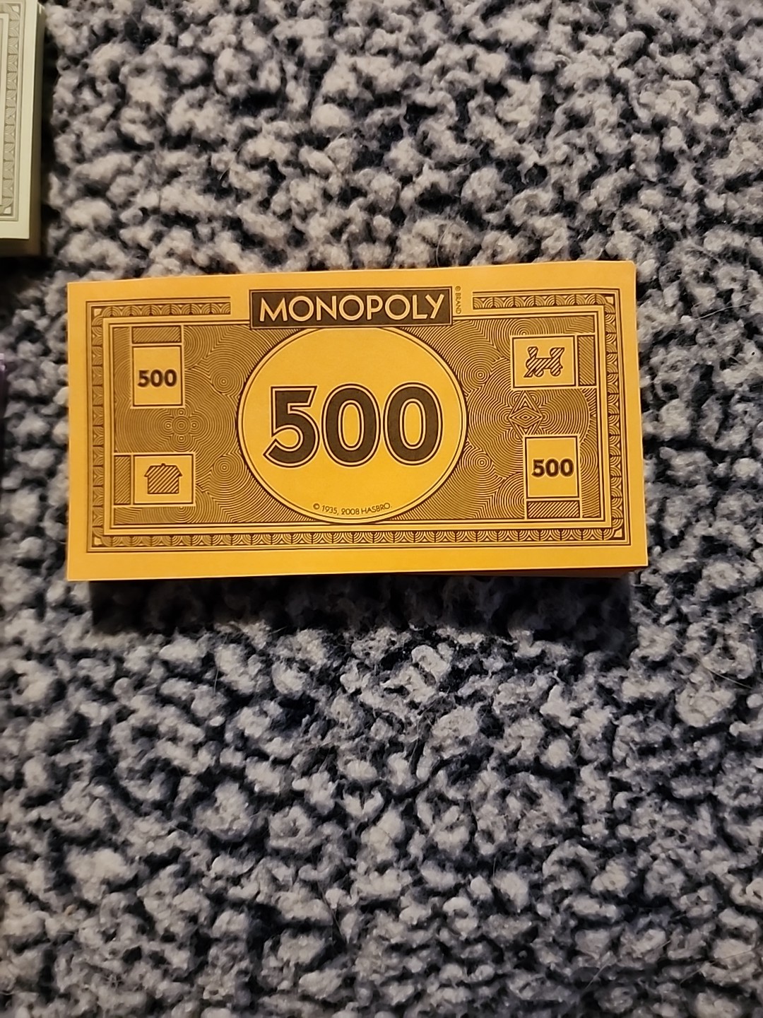 Replacement Monopoly Money With 2008 Marked On Them (Not A Complete Set)