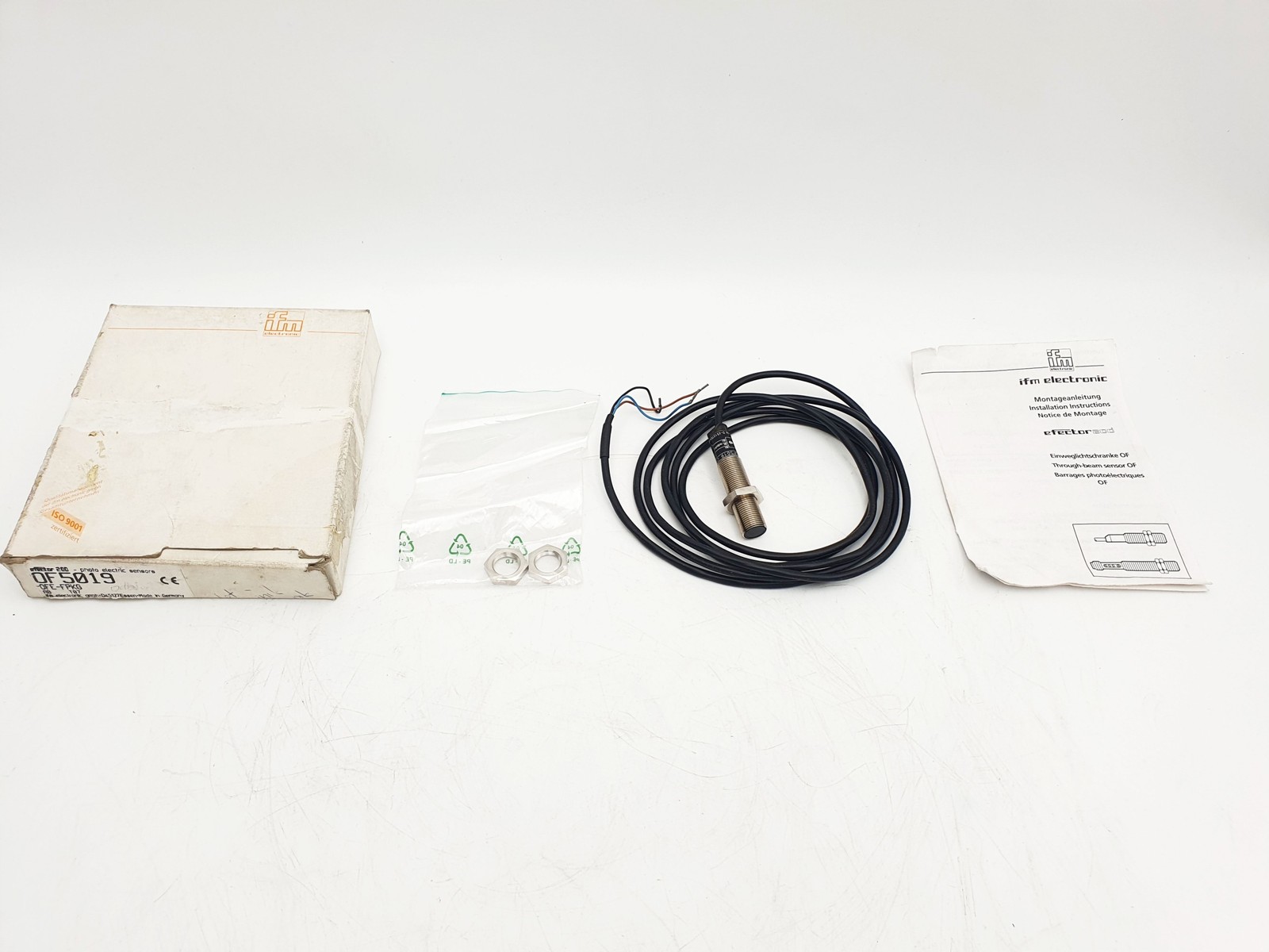 PHOTOELECTRIC SENSOR RECEIVER IFM EFECTOR 200 OF5019 OFE-FPKG OFEFPKG