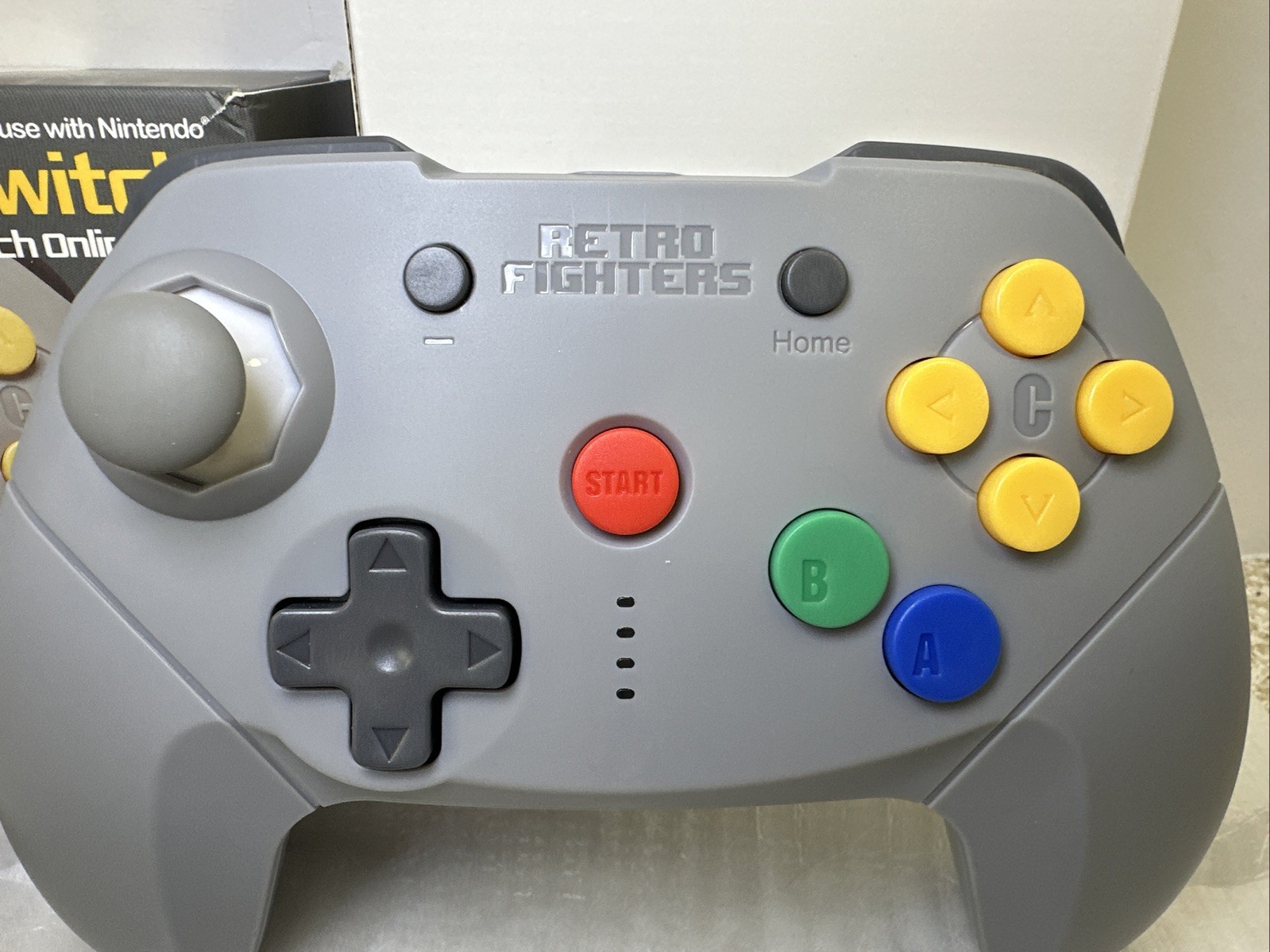 Retro Fighters Brawler64 Wireless Gamepad Controller for Switch/PC Open Box