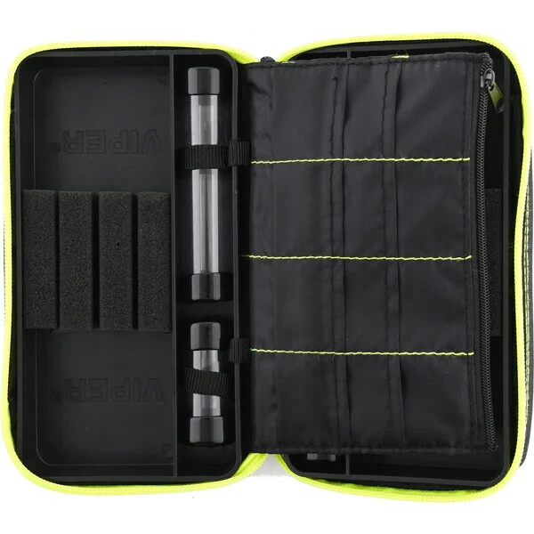 YELLOW VIPER PLASMA PRO DART CASE WILL HOLD 2 SETS FULLY LOADED DARTS