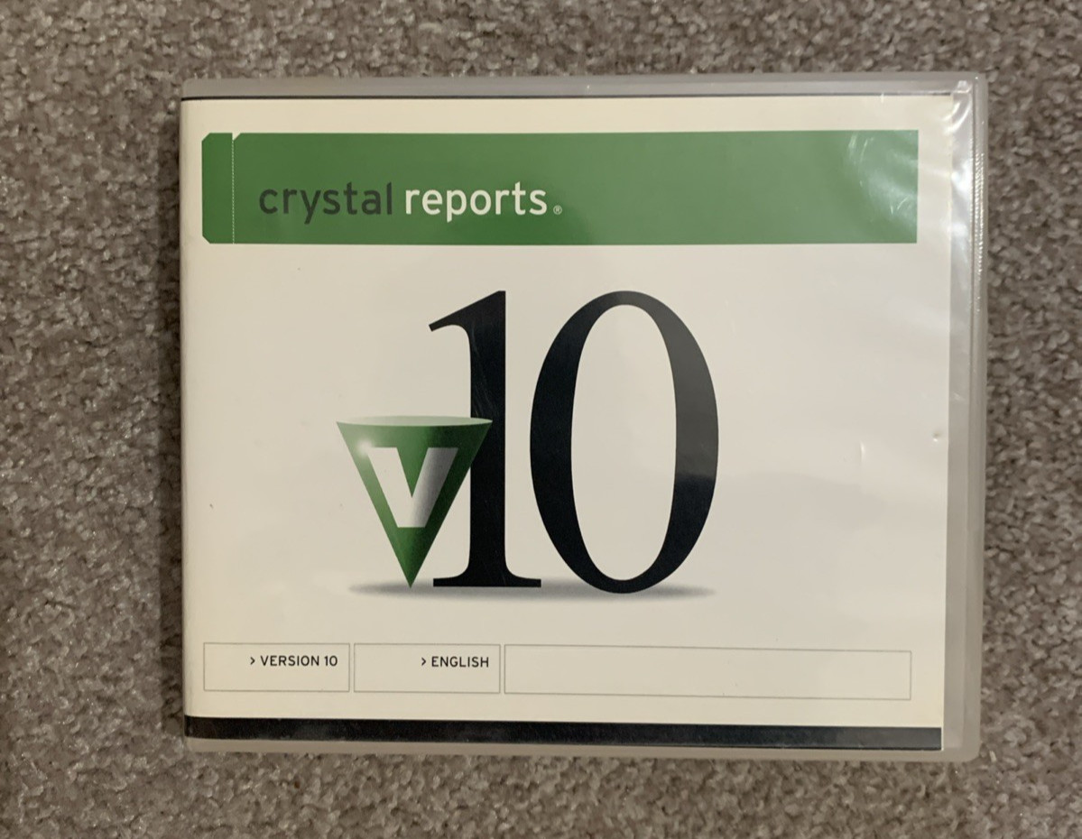 Crystal Reports v 10 Standard Edition PC 2004 GOOD