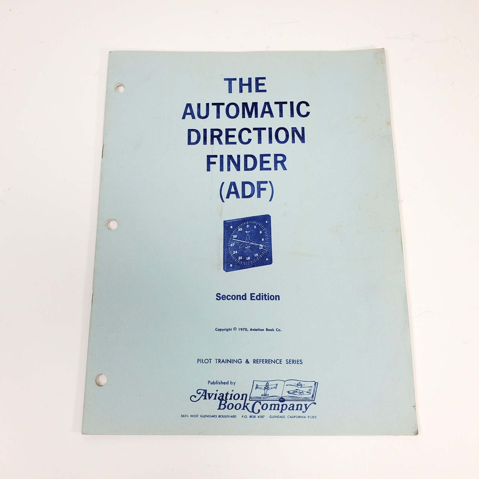 1970 Vintage ADF Second Edition Pilot Training and Reference Series Manual