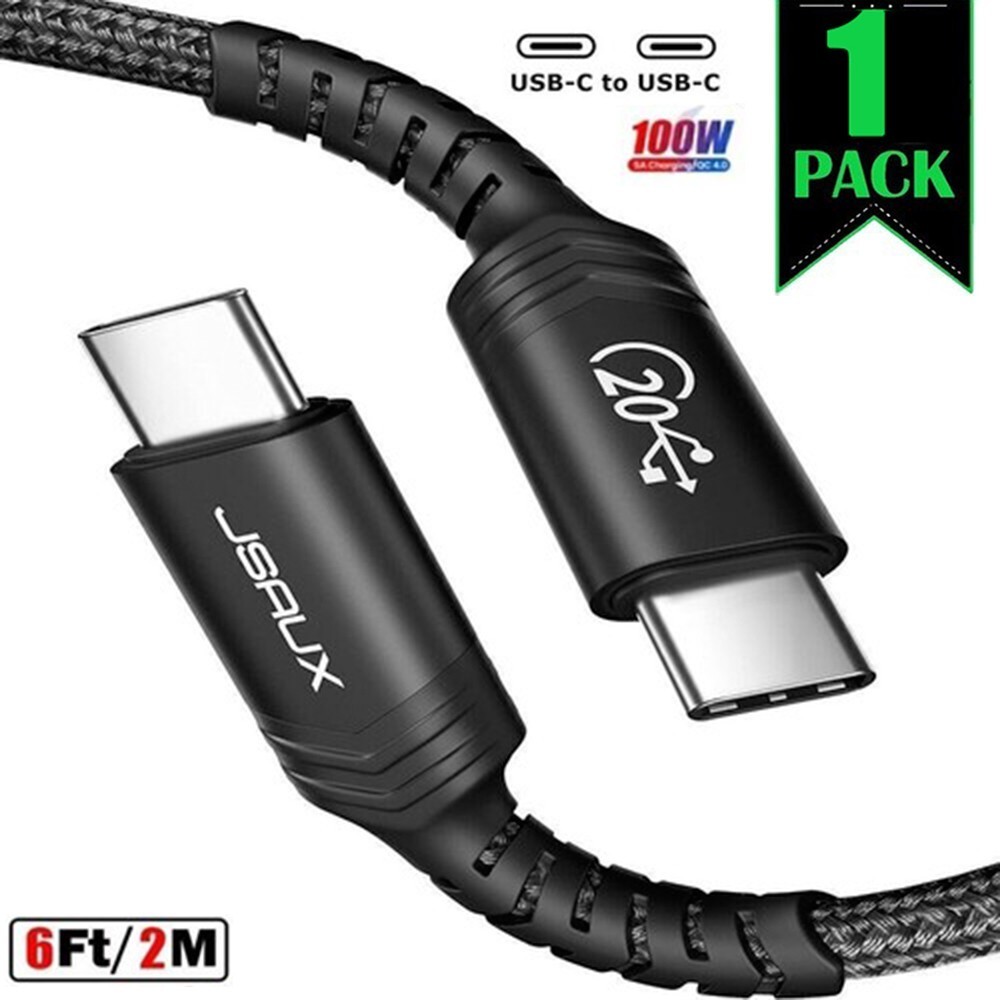 USB-C 3.2 Gen2 Cable 20Gbps 100W PD Fast Charging-5K@60Hz For Laptop/iPhone17/16
