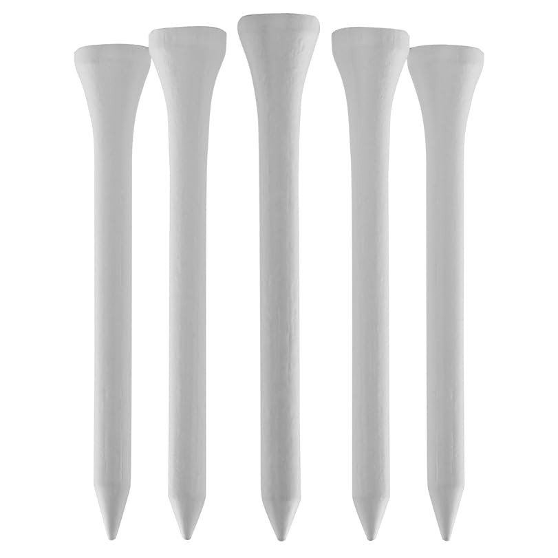 TH Golf Bamboo Golf Tees 70mm | Pack of 50 and 100 | Multiple Colour Options ...