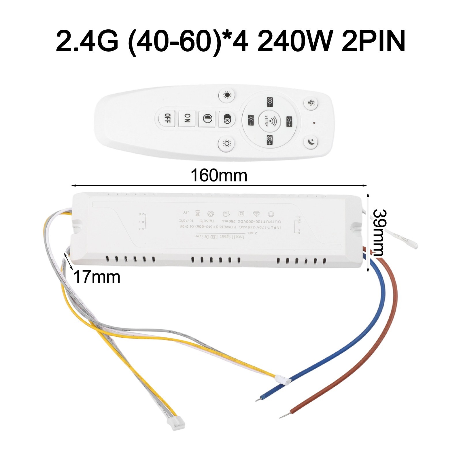 App Controlled for Smart LED Driver 4060WX4 with Reliable Performance Features