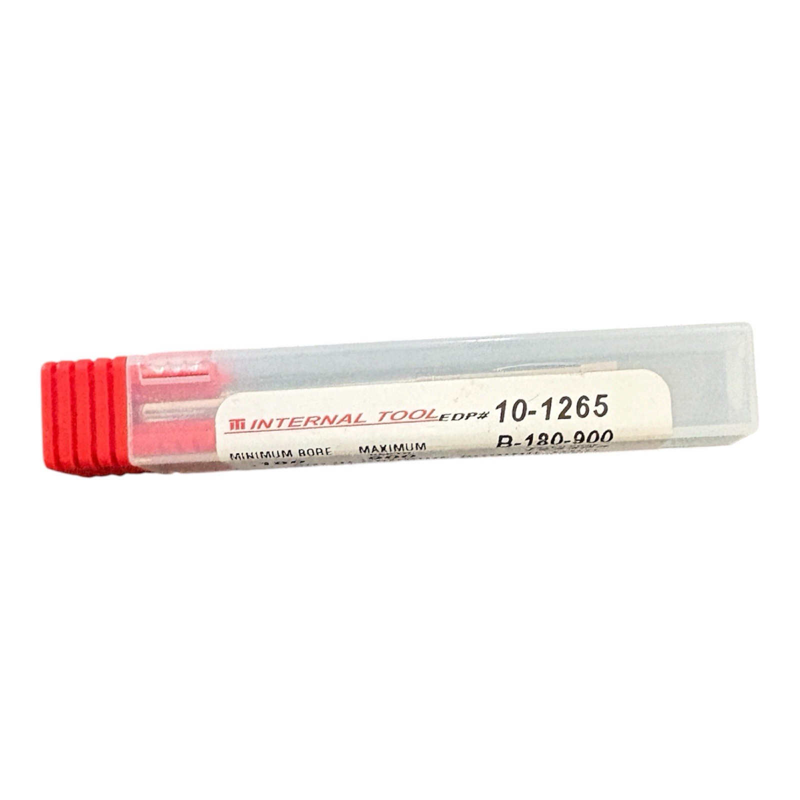INTERNAL TOOL EDP#10-1265 MINIMUM BORE .180 MAXIMUM DEPTH .900 BATCH CODE 123303