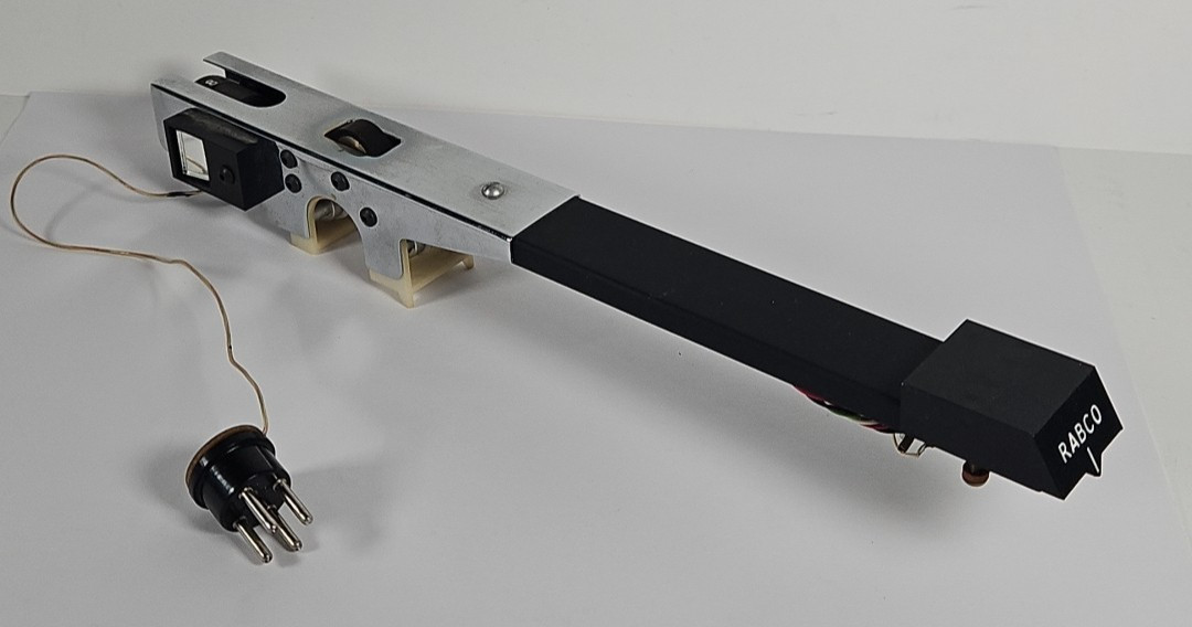 Vintage RABCO ST-4 Linear Tracking Stereo Turntable Tonearm Headshell Leads