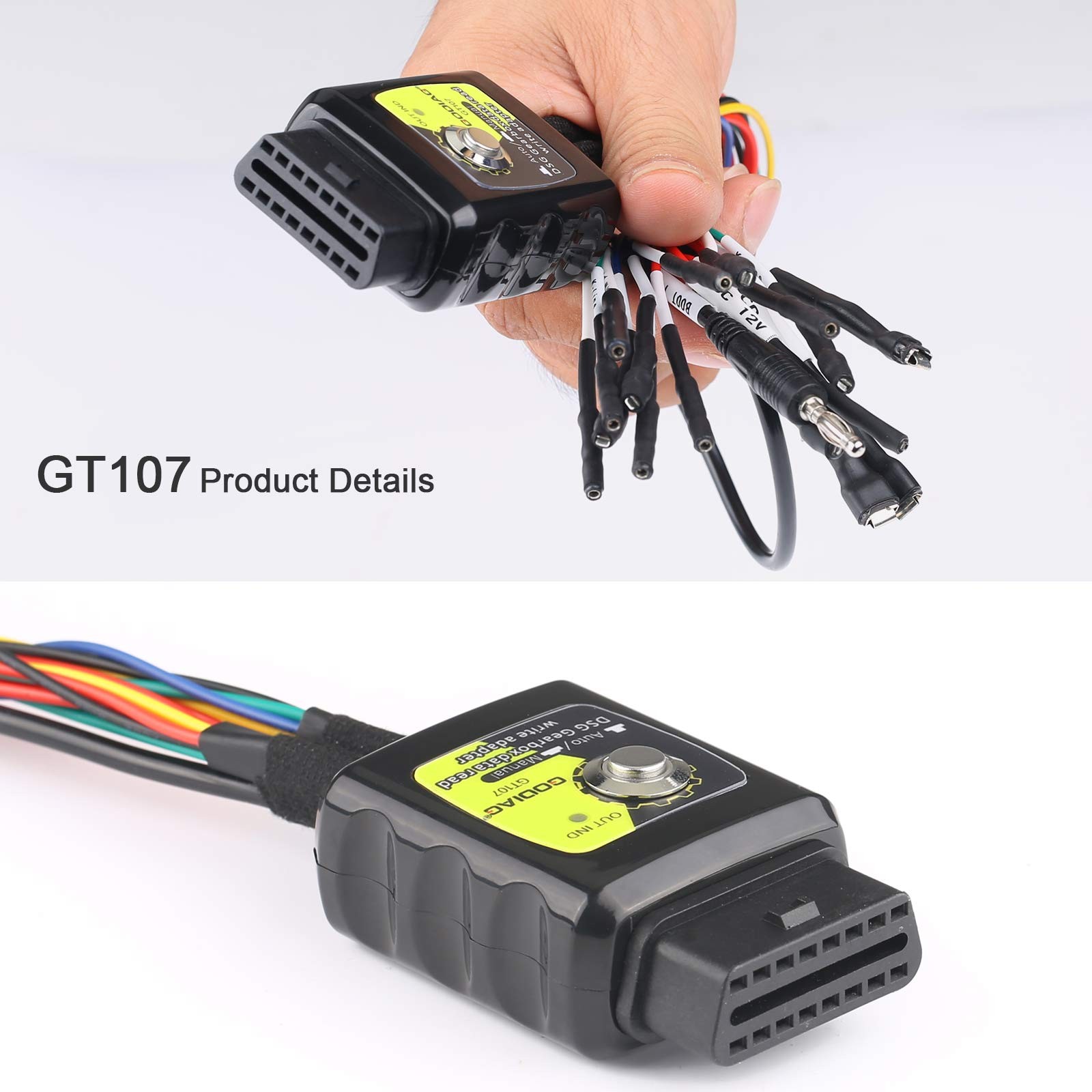 GODIAG GT105 E-C-U IMMO Kit Plus GT107 DSG Gearbox Data Read/Write Adapter Tool