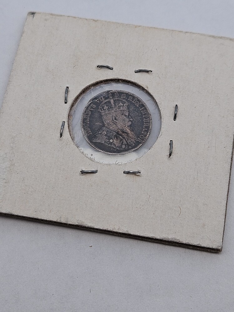 1910 Canada 5 Five Cent Edward VII Coin