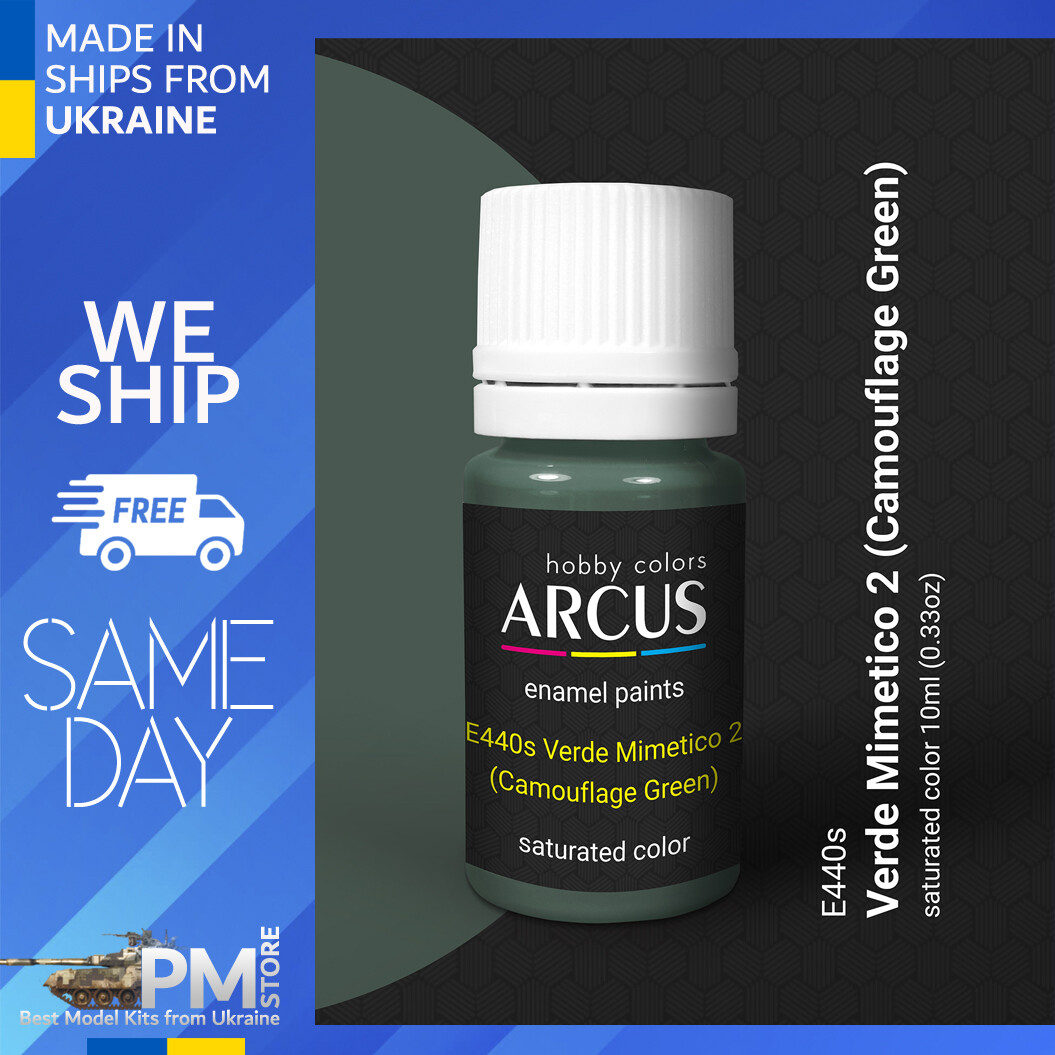 Arcus 440 Enamel paint Regia Aeronautica Italiana Camouflage Green 10ml
