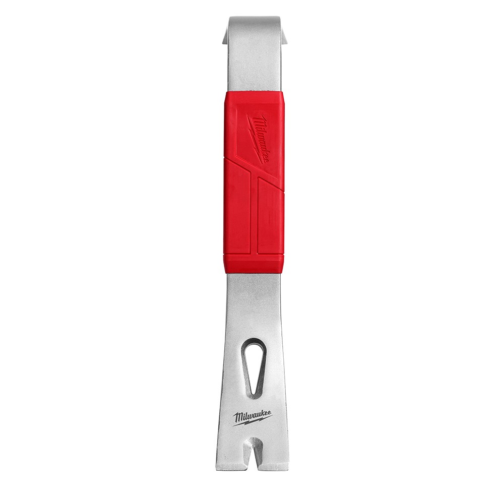 Milwaukee 48-22-9034 12-in. Steel Pry Bar, SHOCKSHIELD Vibration-Reducing Grip