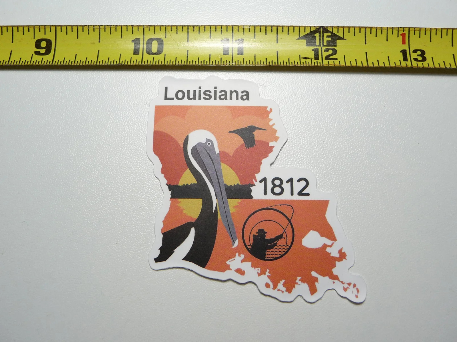 LOUISIANA SMALL STICKER DECAL STATE PRIDE BIRTH TRAVEL VACATION TRIP USA