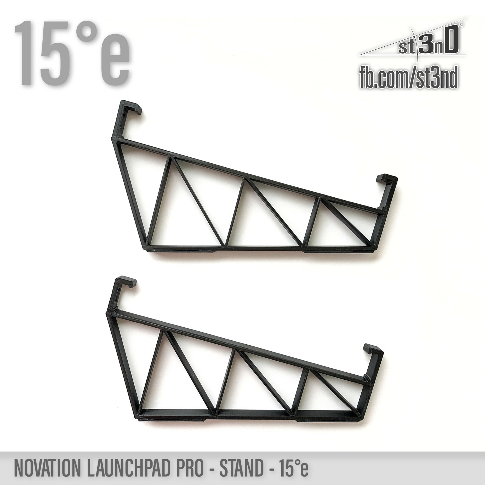 NOVATION LAUNCHPAD PRO - elevated desktop STAND with 15 degrees tilt, 3D printed