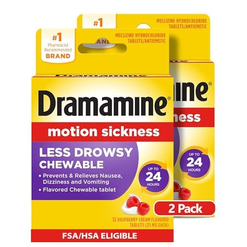 Dramamine Chewable Less Drowsy, Motion Assorted Sizes , Pattern Names